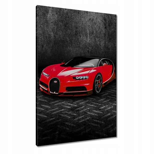 Obrazy 60x90 Červené sportovní auto