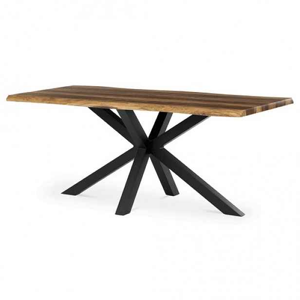 Jídelní stůl Autronic 180x90 cm hnědá MDF HT-F4618 OLW