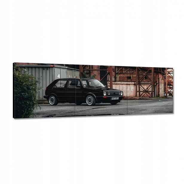 Obrazy 150x50 Černý Vw Golf