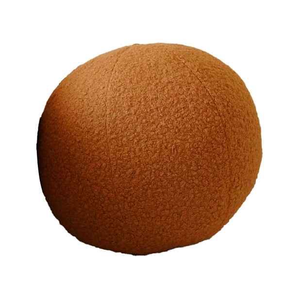 Dekorační polštář z materiálu bouclé ø 25 cm Top – Mioli Decor