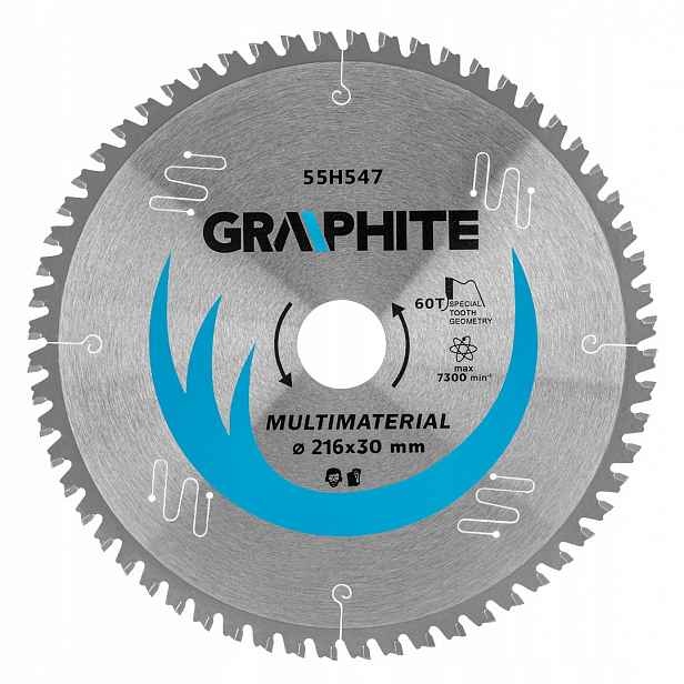 Kotouč pro pilu, vidlicový, 216x30mm 60 T 55H547