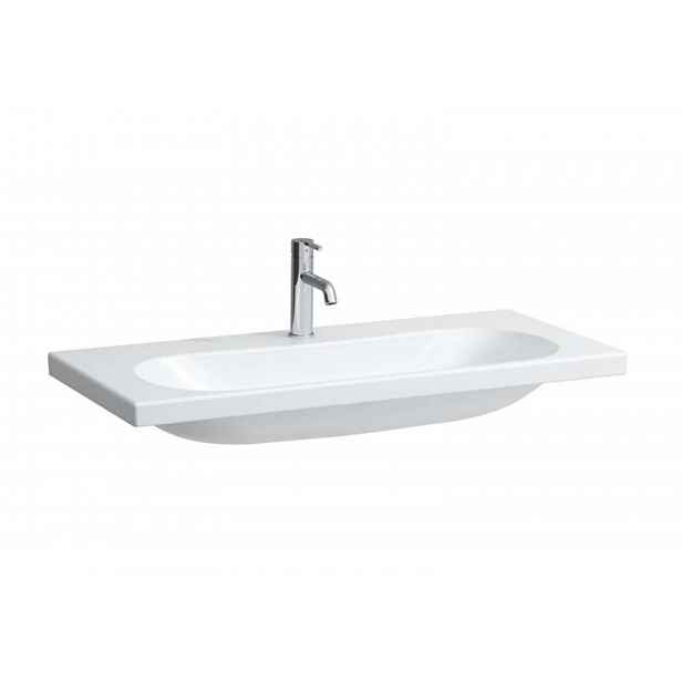 Laufen Lua - Umyvadlo nábytkové 100x46 cm, bez přepadu, otvor pro baterii, bílá H8160890001561