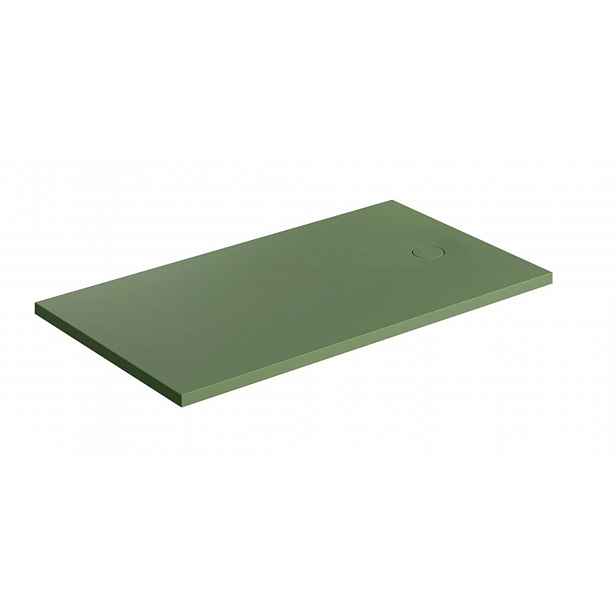 OMNIRES Aquarock M+ - Sprchová vanička 80x140 cm, matná olivová AQUAROCK80-140OL
