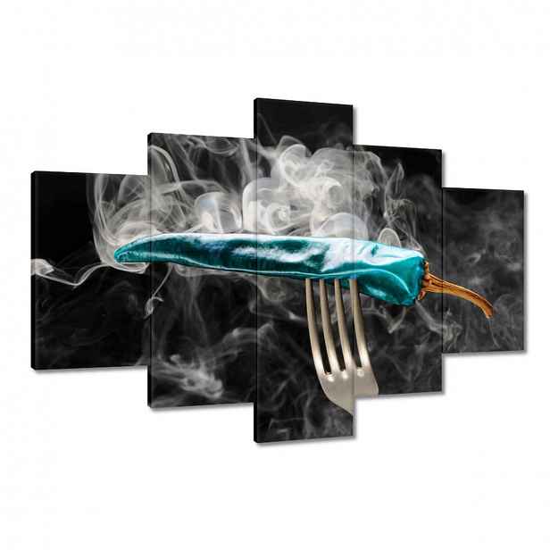 Obrazy 120x80 Modrá paprika