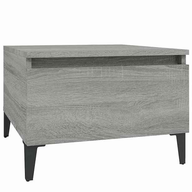 vidaXL Odkládací stolek šedý sonoma 50 x 46 x 35 cm kompozitní dřevo