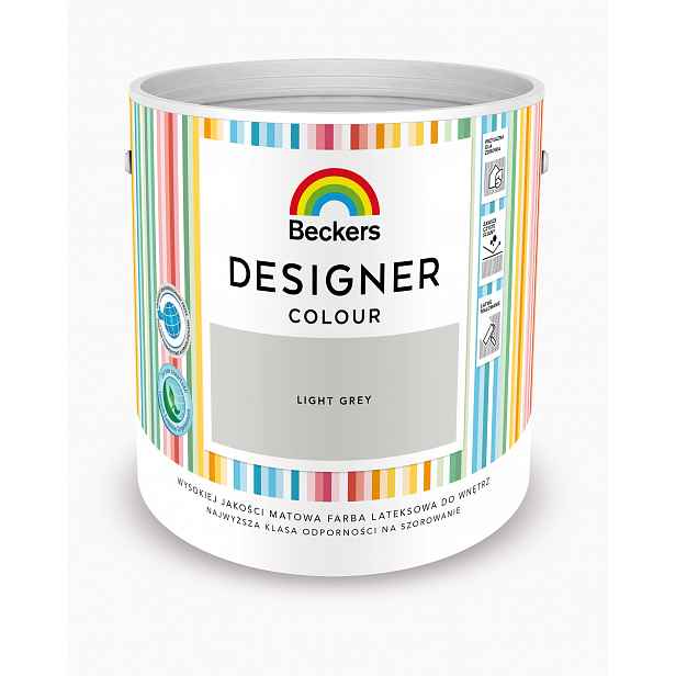 Beckers Designer Colour 2,5L Mat Světle šedá