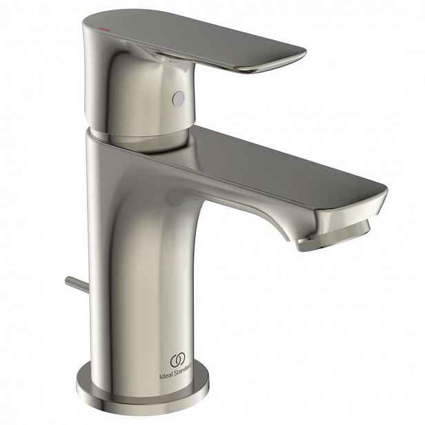 Ideal Standard Connect Air - Umyvadlová baterie Piccolo Slim s výpustí, Silver Storm A7014GN