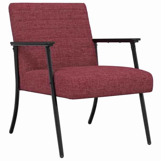 vidaXL křeslo Víno Červené 59 x 75 x 78 cm textil