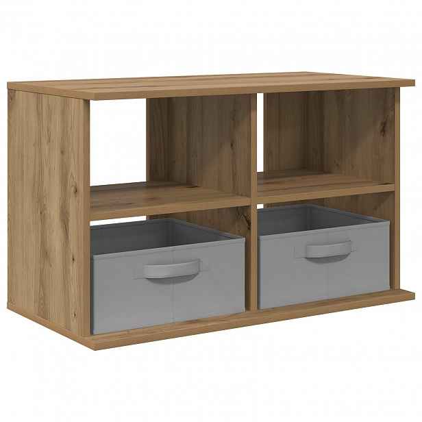 vidaXL Stojan na TV 79 x 40 x 48 cm Artisanový dub