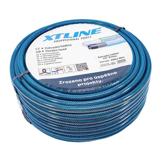 XTline Hadice zahradní modrá PVC 1/2" 25 m