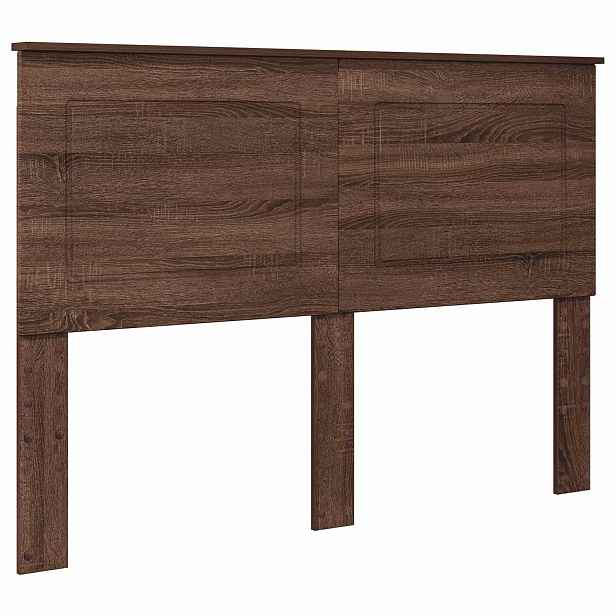 vidaXL Čelo postele Hnědý dub 100 cm Dřevěný materiál