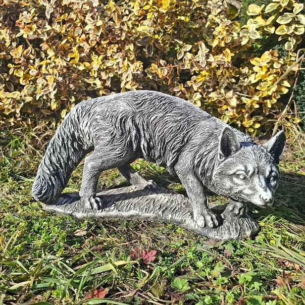 Betonová zahradní figurka Liška, figurka lišky, betonové figurky