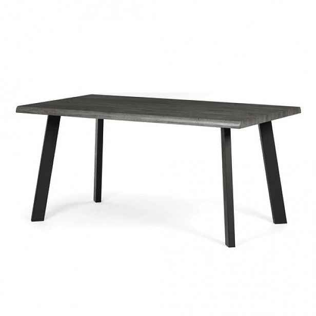 Jídelní stůl Autronic 160x90 cm šedá MDF HT-F4516 GREY
