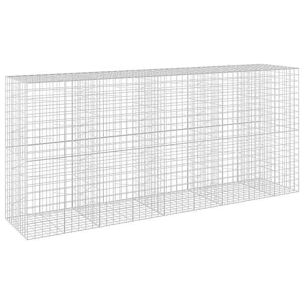 vidaXL Gabion s drátem 5 mm a síťkou 10x10 cm 450x100x200 cm