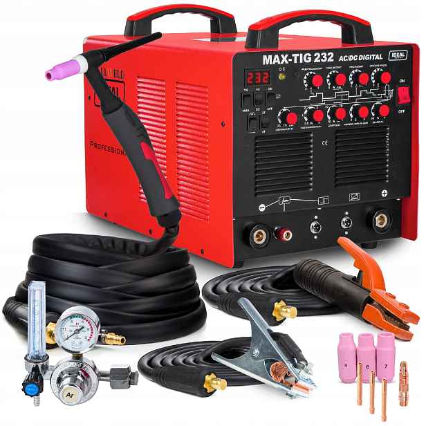 Invertorová Svářečka Ideal Max Tig 232 Mma Ac DC Alu 200A 230V Hf