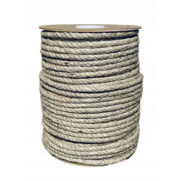 Sisalové Lano 10 mm 40 m sisal šňůra na škrabadlo