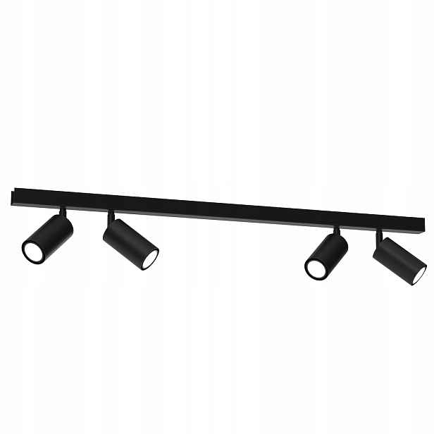 Stropní svítidlo Hudson Black 4xGU10