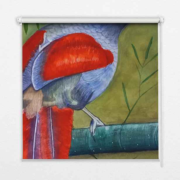 TULUP VNITŘNÍ roleta - okenní roleta - roleta - 70x140 cm - Pták na větvi