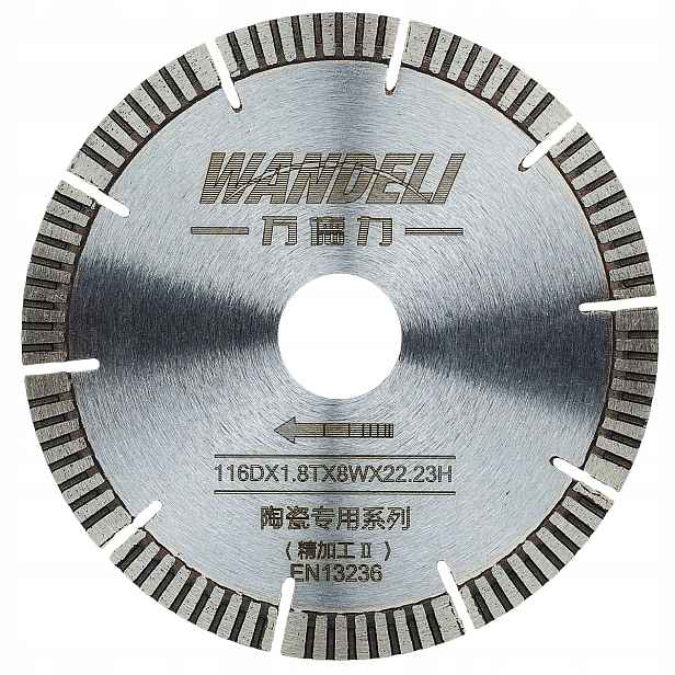 Diamantový kotouč Wandeli J&p 116 mm