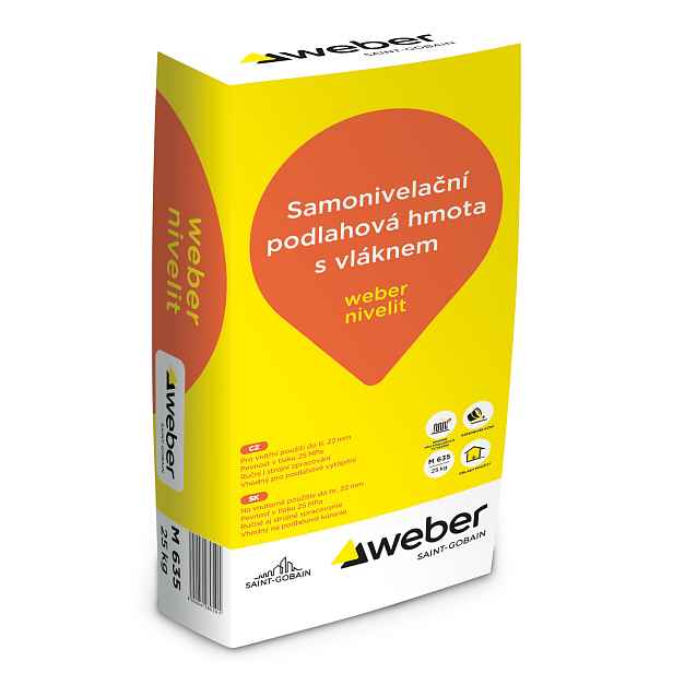 Hmota samonivelační webernivelit 25 kg