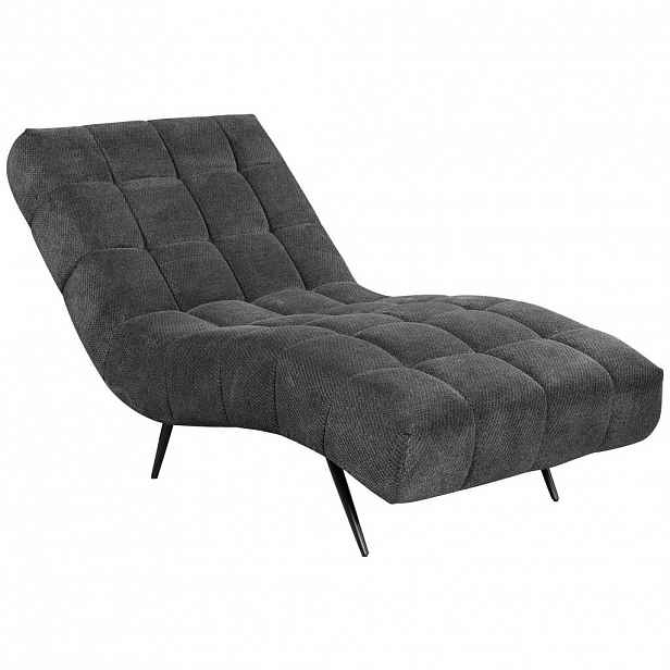 MID.YOU RELAXAČNÍ VÁLENDA, textil, tmavě šedá