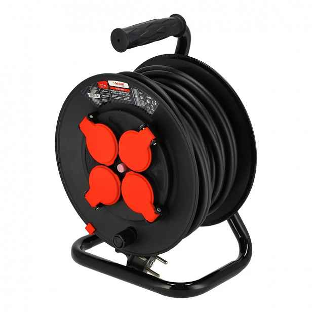 Prodlužovací Kabel bubnový 3x1,5 mm gumový 40 m Schmith