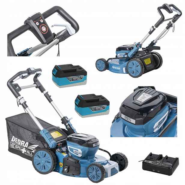Sada aku sekačka 2x18V s pohonem 2x akumulátor DED7035, nabíječka DED7038V