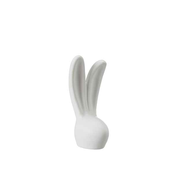 Velikonoční dekorace zajíc výška 13 cm Wikholm Form ELARIA - bílá