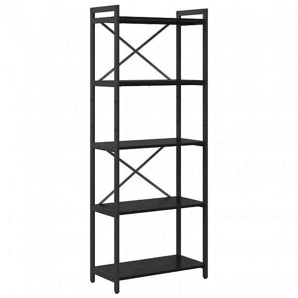 vidaXL Knihovna 60 x 30 x 155 cm Kompozitní dřevo Černý dub