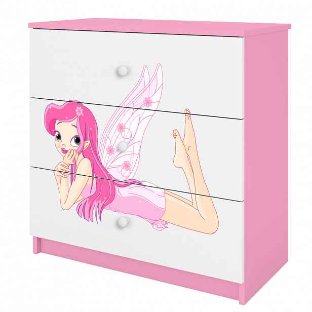 RAUMHIRSCH FURNITURE KOMODA Babydreams víla s křídly 81/81/41