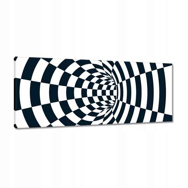 Obrazy 100x40 Abstrackja černobílá