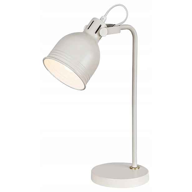 Industriální stolní lampa béžová, reflektor nastavitelný 45 cm Rabalux