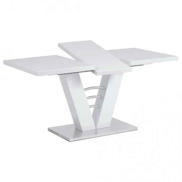 Jídelní stůl Autronic 120x80 cm bílá MDF HT-510 WT