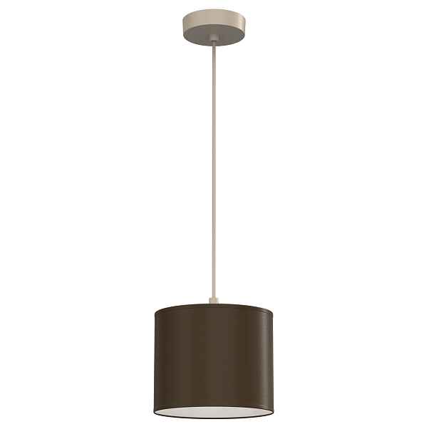 Luminex Arden závěsná lampa bronzová/béžová 18 cm 1xE27 IP20