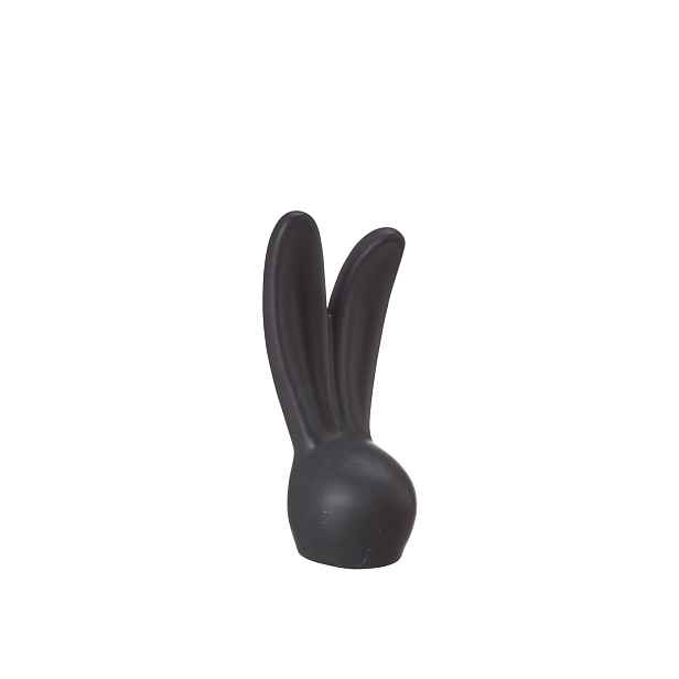 Velikonoční dekorace zajíc výška 13 cm Wikholm Form ELARIA - černá