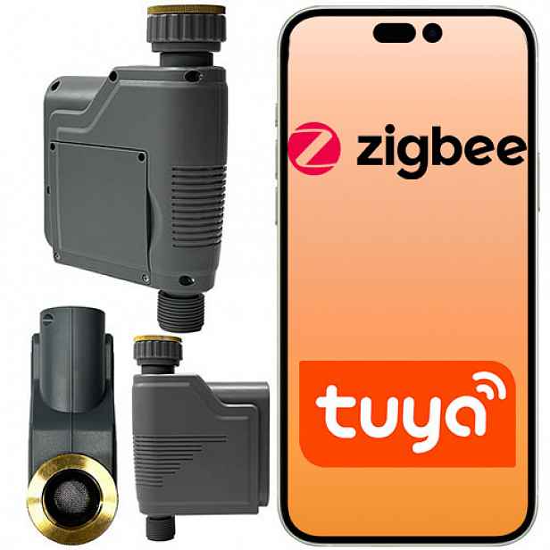 Ventil Systém zavlažování a zavlažování Regulátor vody Tuya Zigbee