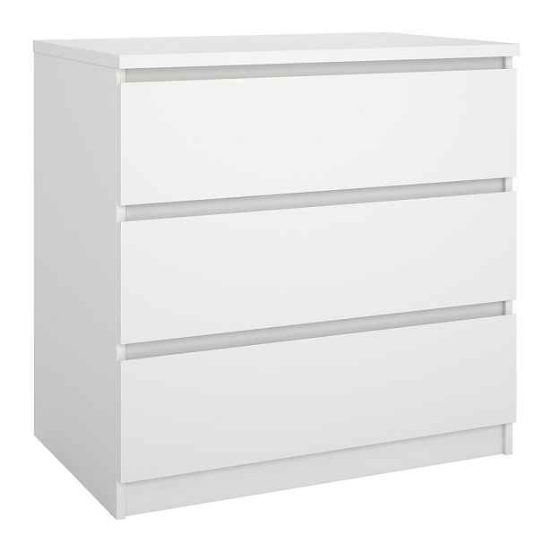 Bílá komoda 77x76x50 cm Naia – Tvilum