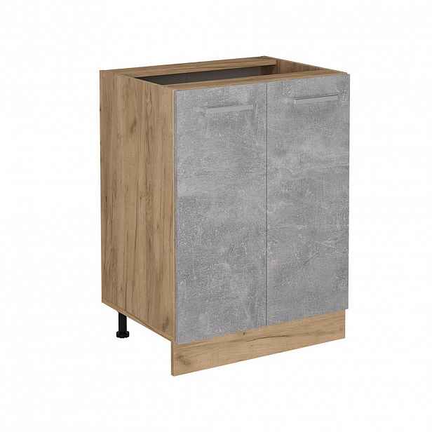 Vicco SPODNÍ SKŘÍŇKA KUCHYŇSKÉ LINKY R-Line Beton 60 cm bez pracovní desky