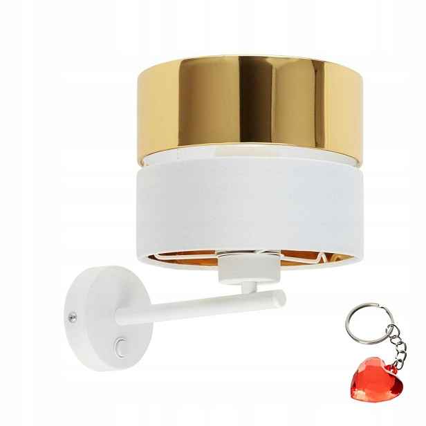 Nástěnná lampa Nástěnné Svítidlo Bílé 28 cm Moderní E27 Regulovatelný výkon Tk Lighting