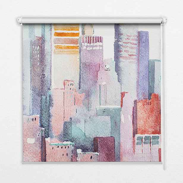 TULUP VNITŘNÍ roleta - okenní roleta - roleta - 60x140 cm - Barevné město