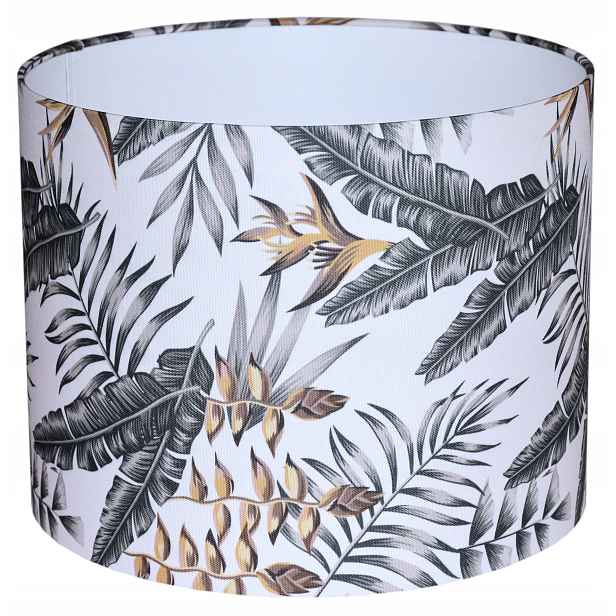 Exotický difuzor E27 Zavinovací Okraje válec stínidlo na lampu 25 cm Primavera