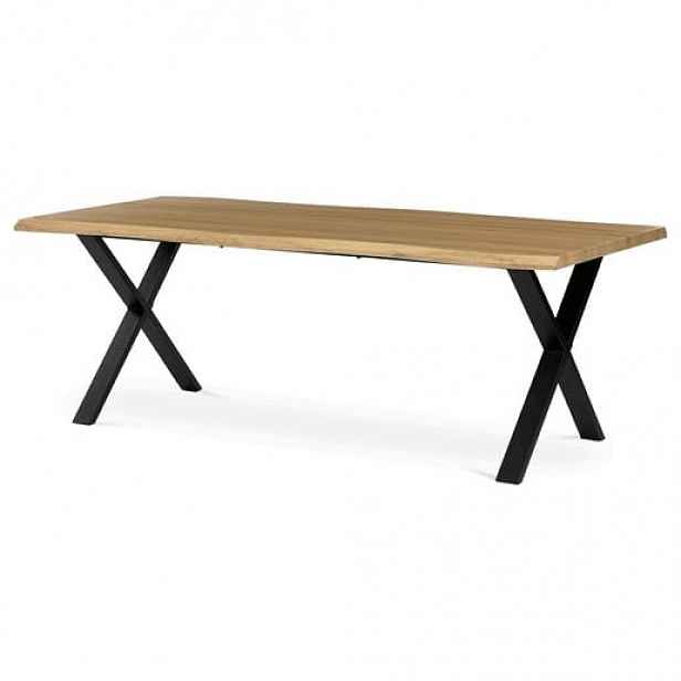 Jídelní stůl Autronic 210x100 cm hnědá MDF HT-F4321 OAK