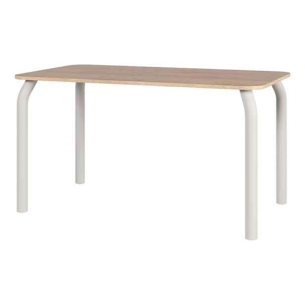 Jídelní stůl s deskou v dubovém dekoru 80x140 cm Meko – noo.ma