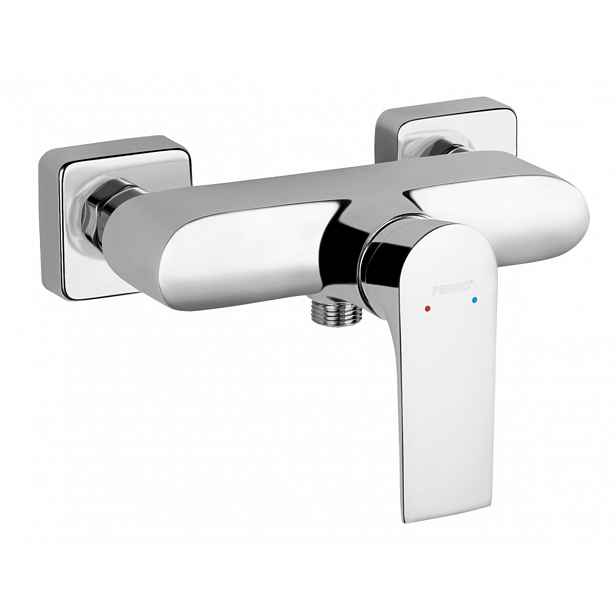 Sprchová nástěnná baterie Novaservis Algeo Square, bez příslušenství, chrom 82061/1,0