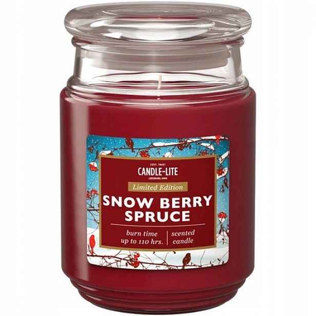 Velká svíčka Snow Berry Spruce Candle-lite