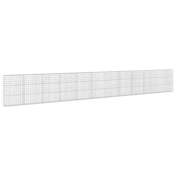vidaXL Gabion s drátem 5 mm a síťkou 10x10 cm 1150x30x150 cm