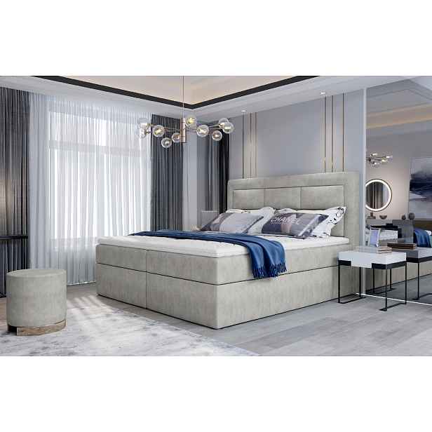 Boxspring Vivre Rozměr: 140 x 200 cm, látka: Dora 21