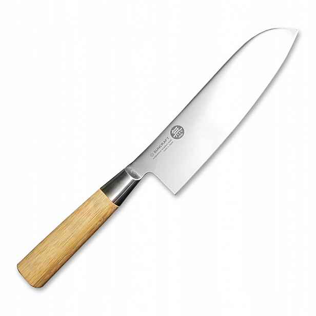 Japonský kuchyňský nůž Santoku 167mm-Suncraft Senzo Bamboo-High carbon