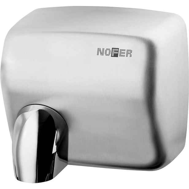 NOFER CYCLON bezdotykový elektrický osoušeč rukou 220-240V, 2450W, 265x240x210mm, nerez mat