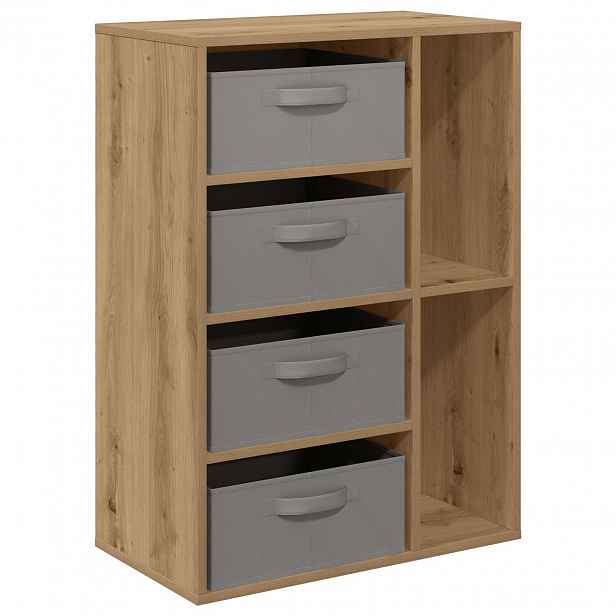 vidaXL Servírovací skříň Dub artisan 60 x 33,5 x 84 cm